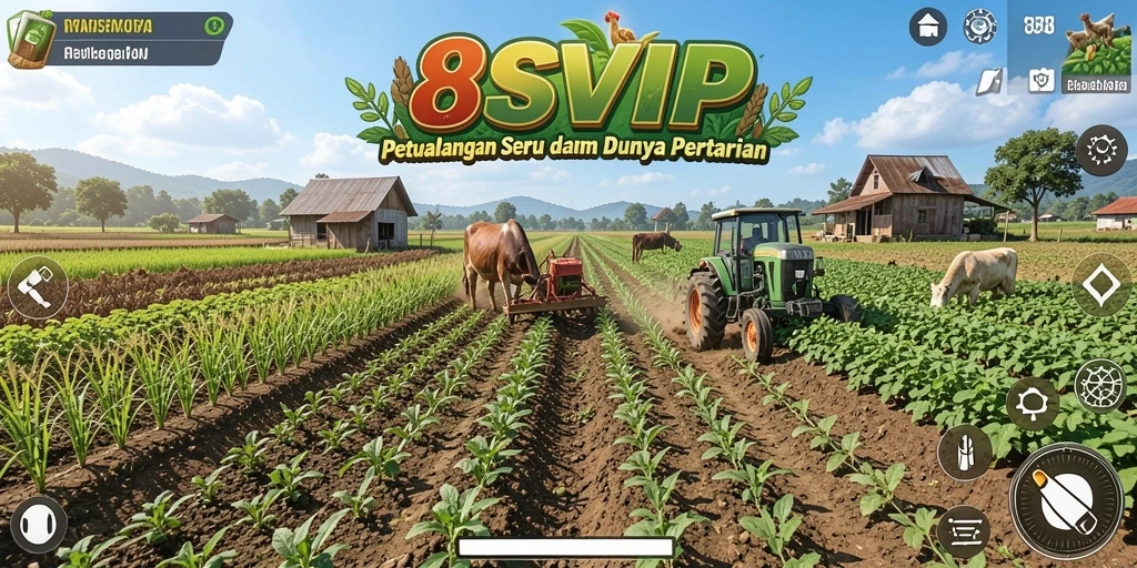 Tangkapan layar gameplay seru di dunia pertanian 8SVIP.