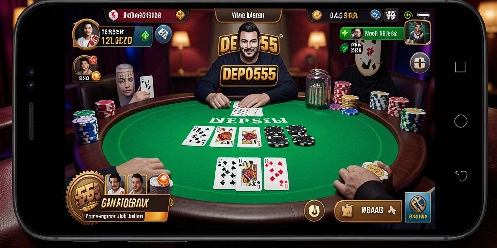 Gameplay seru DEPO555 dengan pemain poker dari seluruh dunia.