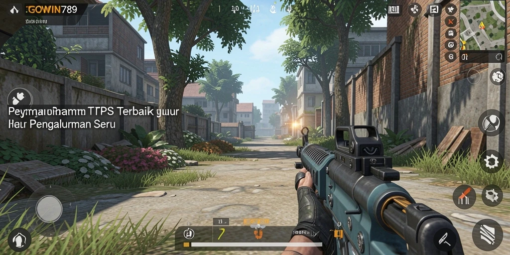 Screenshot gameplay <strong>GOWIN789</strong> yang menunjukkan aksi tembak-menembak yang intens.