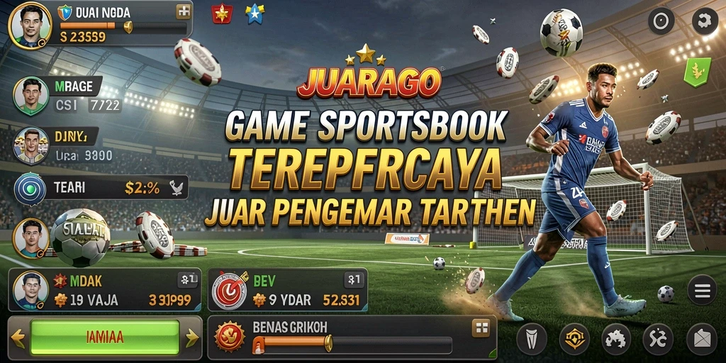 Tampilan gameplay JUARAGO yang menegangkan saat memasang taruhan.