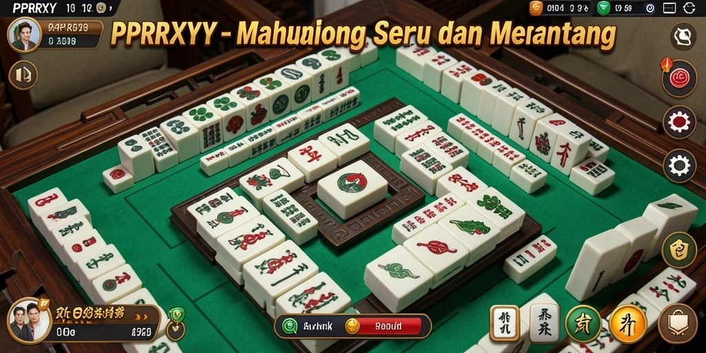 Tampilan gameplay PPRRYY yang menarik saat bermain Mahjong.