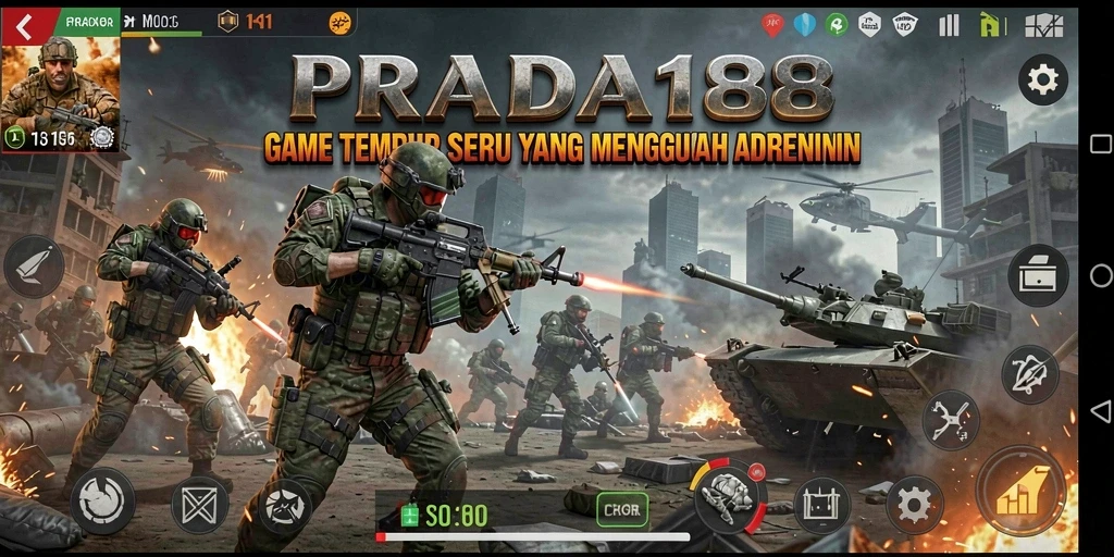 Tampilan gameplay seru dalam PRADA188 yang memukau.