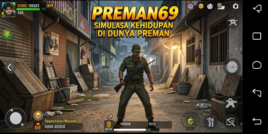 Screenshot gameplay PREMAN69 yang menunjukkan aksi dan strategi dalam simulasi.