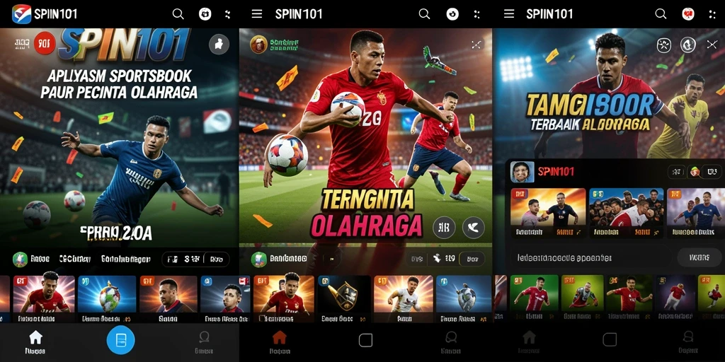 Tampilan gameplay SPIN101 yang menarik dan interaktif.