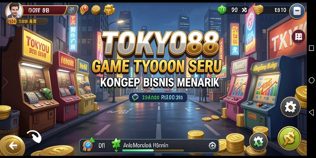 Screenshot gameplay TOKYO88 dengan elemen Tycoon yang dinamis dan menarik.