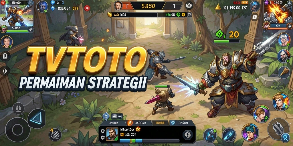 Tampilan menarik dari gameplay SLG di TVTOTO.