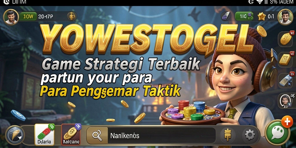 Tampilan strategi seru dalam gameplay YOWESTOGEL.